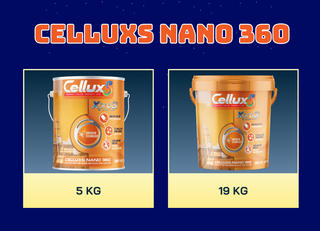 Sơn siêu bóng nội thất men sứ ánh ngọc trai