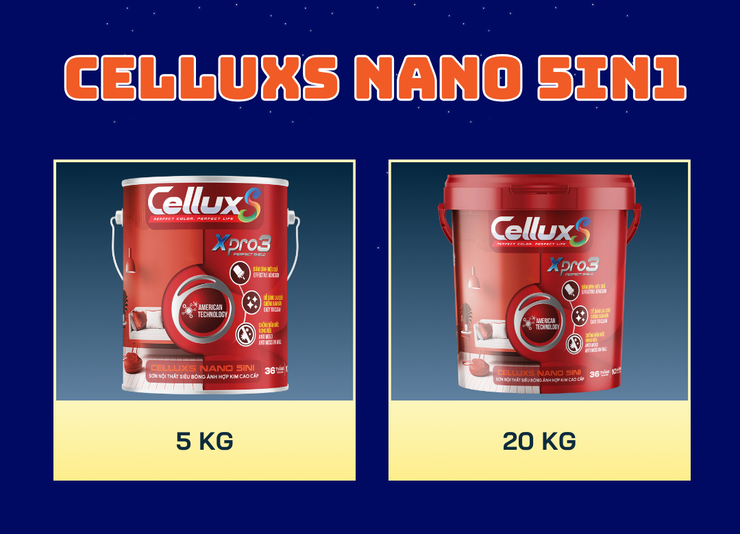 Sơn nội thất siêu bóng ánh hợp kim