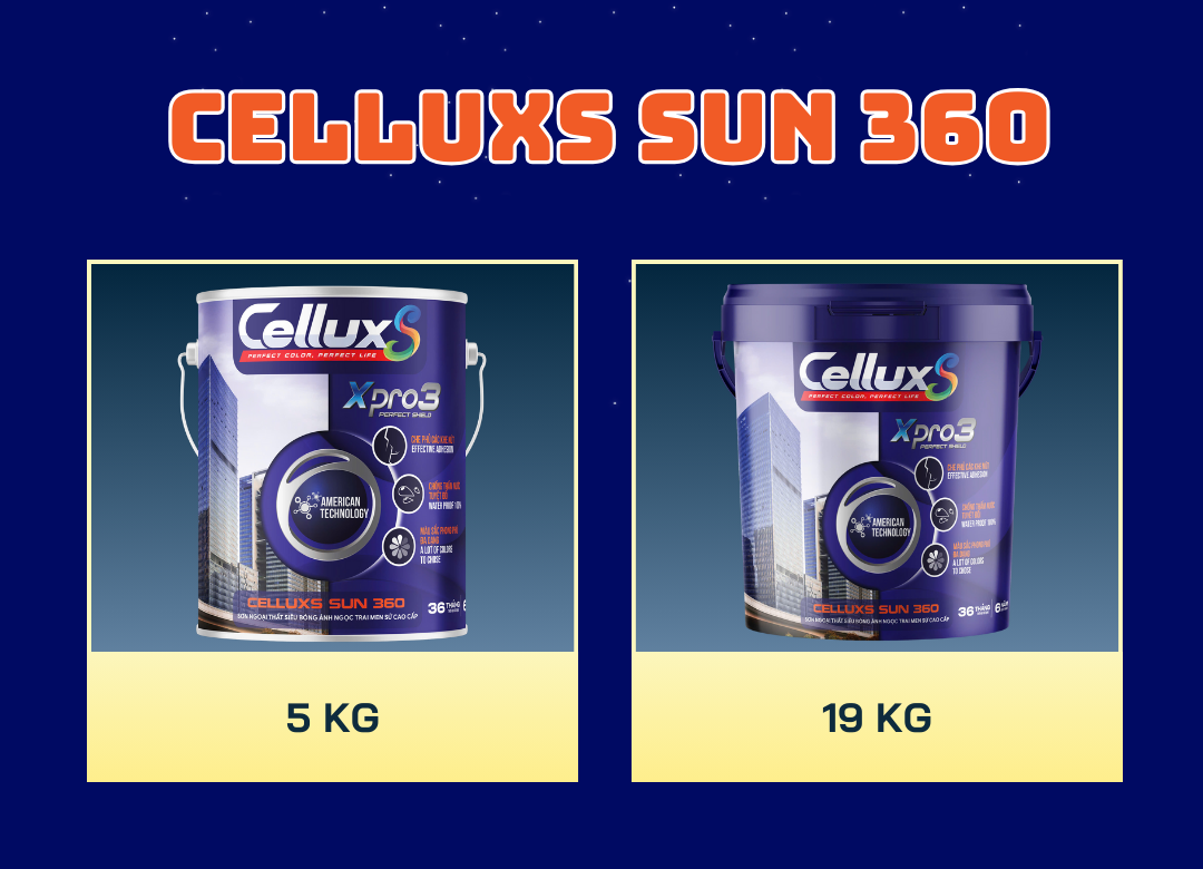 Sơn siêu bóng ngoại thất men sứ ánh ngọc trai