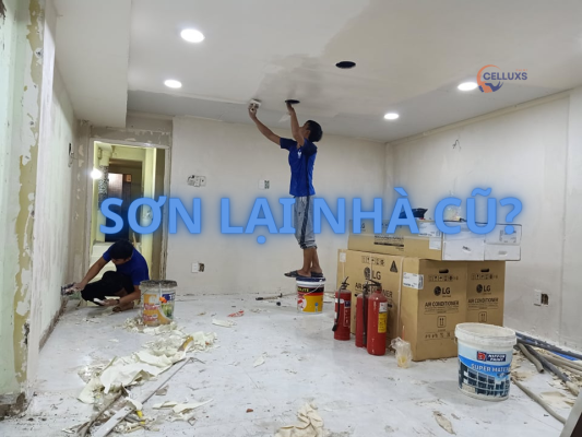 Sơn lại nhà cũ cần lưu ý những vấn đề gì?