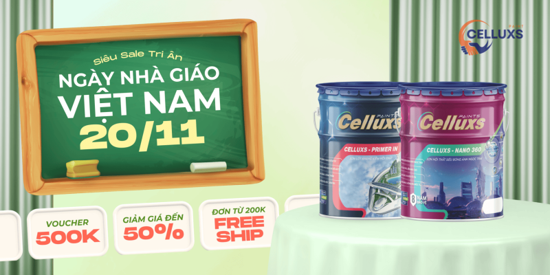 sơn celluxs tri ân ngày nhà giáo việt nam