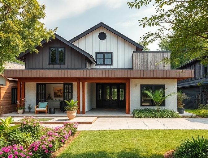 Nhà vườn hiện đại