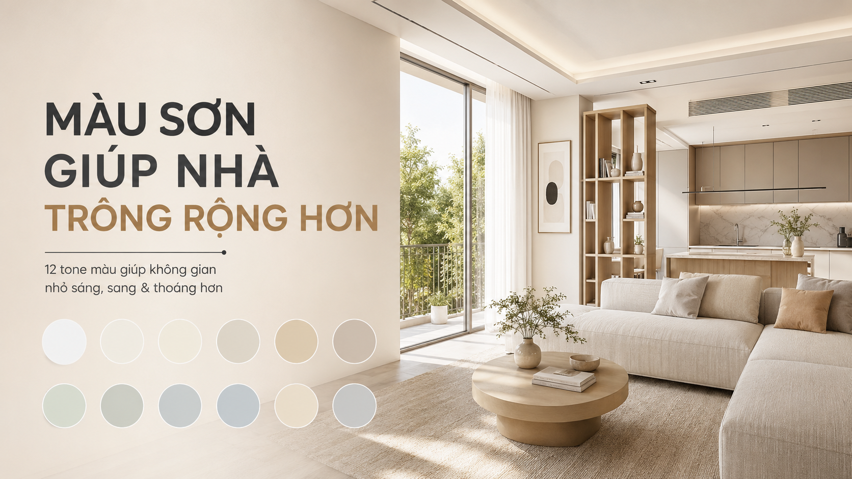 Màu sơn cho những ngôi nhà nhỏ